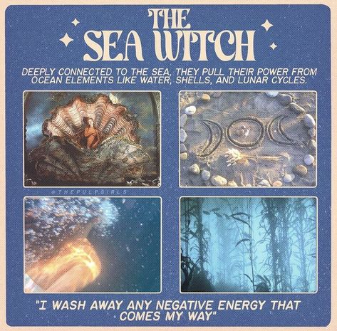 Secular Witchcraft, Ocean Witch, Water Magick, Journal Witchcraft, Witch Aesthetics, Nature Spirituality, Positivity Art, Cottagecore Halloween, Art October