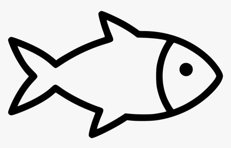 Fish Clip Art Black And White, Fish Images Clip Art, Fish Clipart Black And White, Drawing Of Fish, Fish Drawing Easy, Picture Outline, Fish Black And White, Fish Clip Art, Black And White Fish