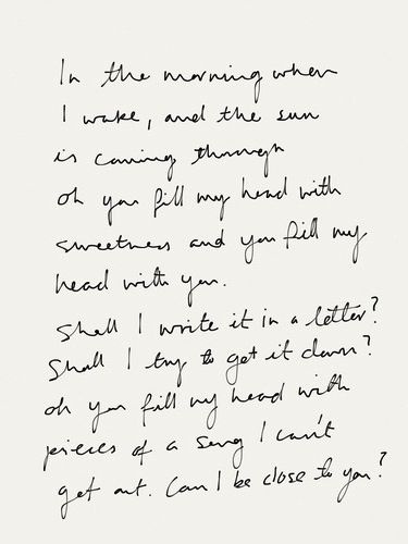 The paper kites, bloom lyrics. One of my favorite songs. So much meaning The Paper Kites, Kites, Hopeless Romantic, Pretty Words, Music Lyrics, Love Letters, Beautiful Words, Handwriting, Words Of Wisdom