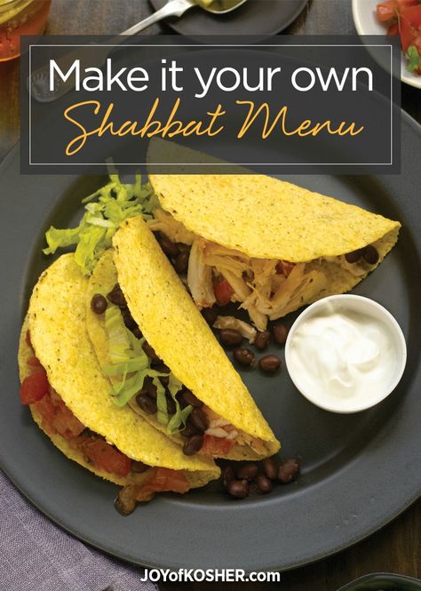 A Mexican Shabbat Menu. This Shabbat, make a Mexican-inspired menu. We have all the recipes you need. Kosher Mexican Food, Entre Recipes, Shabbos Recipes, Sabbath Meals, Shabbat Meals, Shabbat Dinner Recipes, Kosher Rules, Jewish Pride, Shabbat Recipes