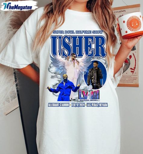 Super Bowl 2024 Shirt, Usher Super Bowl 2024 Tee Tops Unisex Hoodie Check more at https://themegatee.com/product/super-bowl-2024-shirt-usher-super-bowl-2024-tee-tops-unisex-hoodie/ Super Bowl, Top Tee, Unisex Hoodies, Unique Gifts, Bowl, Gifts