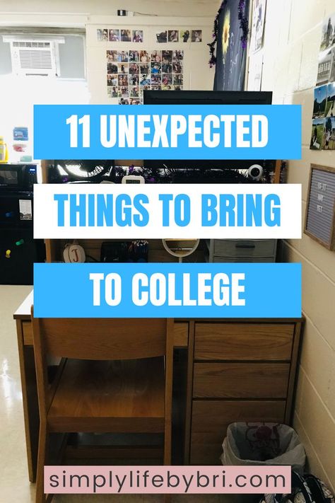 unexpected things to bring to college Dorm Must Haves For Guys, Dorm Essentials List For Guys, Boy Dorm Room Ideas Colleges, Boys Dorm Room Ideas, Things To Bring To College, Boy College Dorms, College Dorm Room Ideas For Guys, College Dorm Storage, College Dorm Room Organization