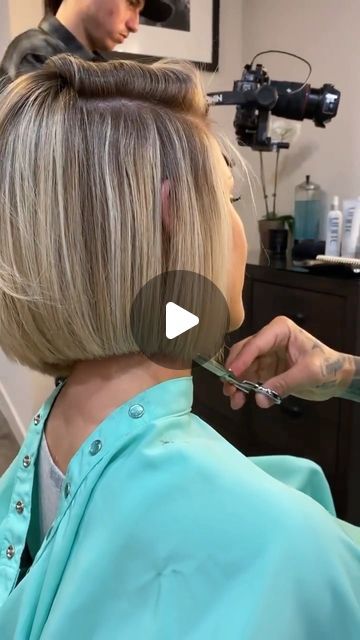 Below Chin Length Bob, Thick Hair Short Bob, Short Bob Haircuts For Fine Flat Hair, Bob Fine Hair Straight, Cute Short Haircuts For Thick Hair, Styling A Bob Haircut, Short Bob Hairstyles For Fine Hair, Short Bob Hairstyles For Thick Hair, How To Cut A Bob Yourself