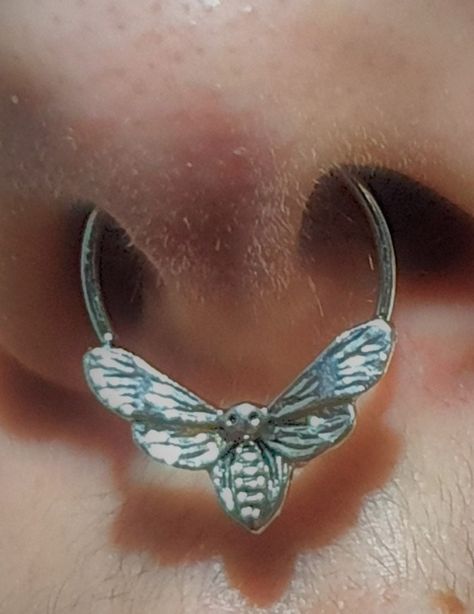 Fun Septum Rings, Aesthetic Septum Piercing, Cool Septum Piercing, Cool Septum Rings, Cool Nose Rings, Septum Piercing Jewelry Unique, Unique Septum, Cute Septum Rings, Nose Ring Septum