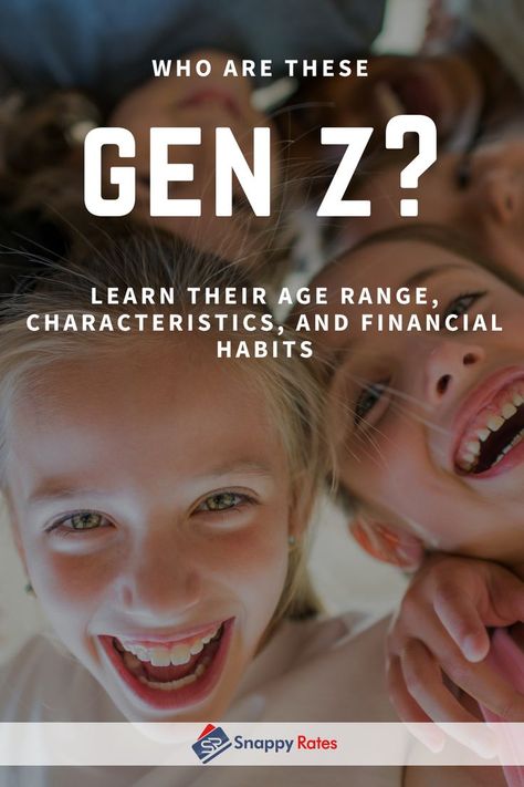 Image showing faces of children who belong to Gen Z age range Gen Z Age Range, Gen Z Characteristics, Financial Habits, Money Saving Apps, Money Habits, Tech Savvy, Gen Z, Debt Payoff, Retirement Planning