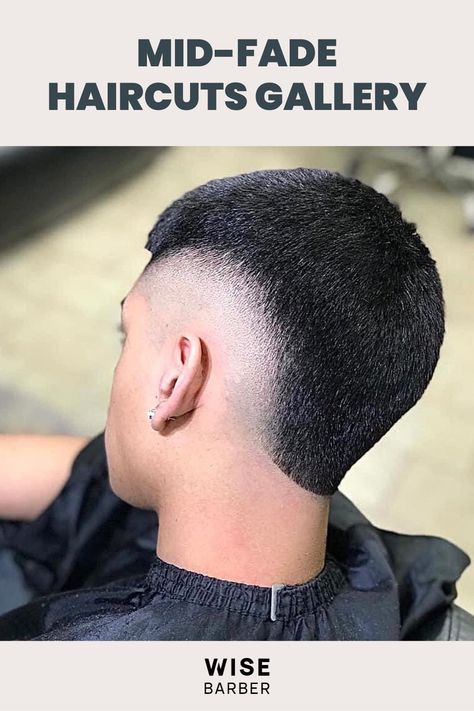 Burst Fade Haircut Bald, Hair Types Men, Boys Fade Haircut, Mid Fade Haircut, Hair Cut Guide, Buzz Cut Hairstyles, Burst Fade, Monochrome Makeup Look, Mid Fade