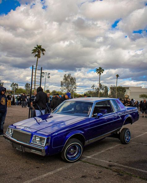 Royal Blue Lowrider, Blue Lowrider, Bike Cycle, Lowrider Cars, Low Riders, Chicano Art, Car Bike, Sunset Pictures, Low Rider