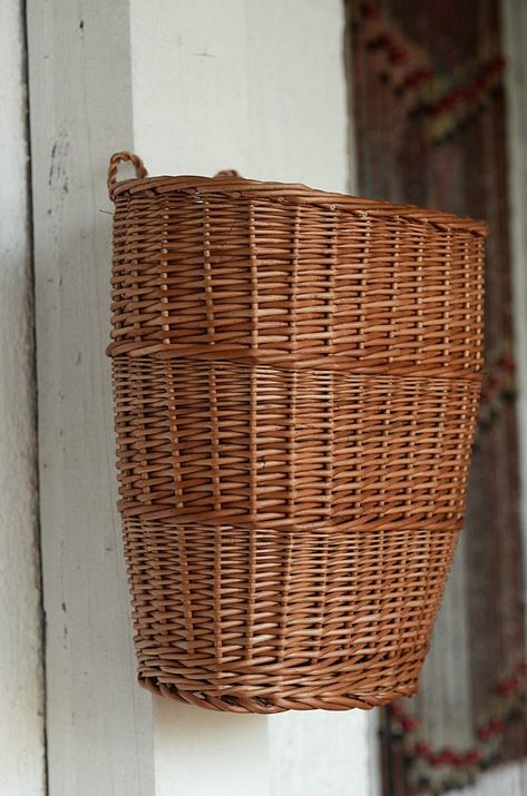 Wall Basket Door Basket Flower Display Hanging Basket | Etsy Baskets On Wall For Storage, Mail Basket, Decor Vignettes, Wire Wall Basket, Wall Basket Storage, Door Basket, Doll House Pets, Large Laundry Basket, Greenery Arrangements