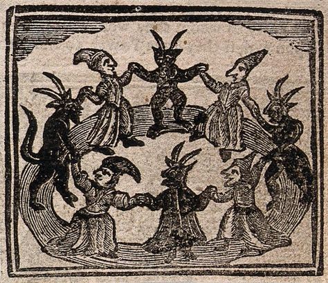 Dancing In A Circle, Witch History, Ritual Magic, Three Witches, Wellcome Collection, Flying Witch, Wiccan Spells, Magic Circle, Witchy Woman