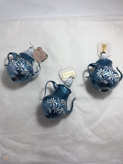 Teapot Ornament, Blown Glass Christmas Ornaments, Glass Christmas Ornaments, Coffee Pot, Blown Glass, Sugar Bowl Set, Hand Blown, Glass Blowing, Neiman Marcus