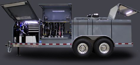 Service and Lube Trailers | products Service Truck Ideas, Service Truck Organization, Service Trailer, Utility Trailer Upgrades, Aluminum Utility Trailer, Mechanics Service Truck, Tool Trailer, Welding Trailer, Truck Organization