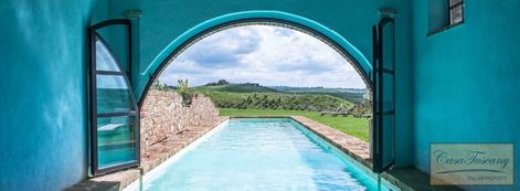 Piscina Interior, Tuscany Villa, Indoor Swimming Pool, Toscana Italia, Indoor Outdoor Pool, Tuscan Villa, Luxury Villa Rentals, Casa Exterior, Dream Pools