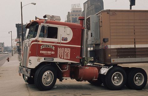 Proud Pirkle | Here we have a cab over KW leased to Pirkle F… | Flickr Old Mack Trucks, Big Ford Trucks, Cabover Trucks, Gmc Motorhome, Old School Trucks, White Truck, American Trucks, Concept Motorcycles, Keep On Truckin