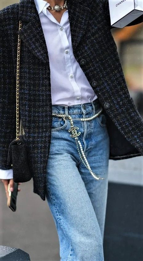 Chanel Outfit, Look Of The Day, Estilo Chic, Mode Inspo, Sporty Chic, 가을 패션, Mode Vintage, Street Chic, Mode Inspiration