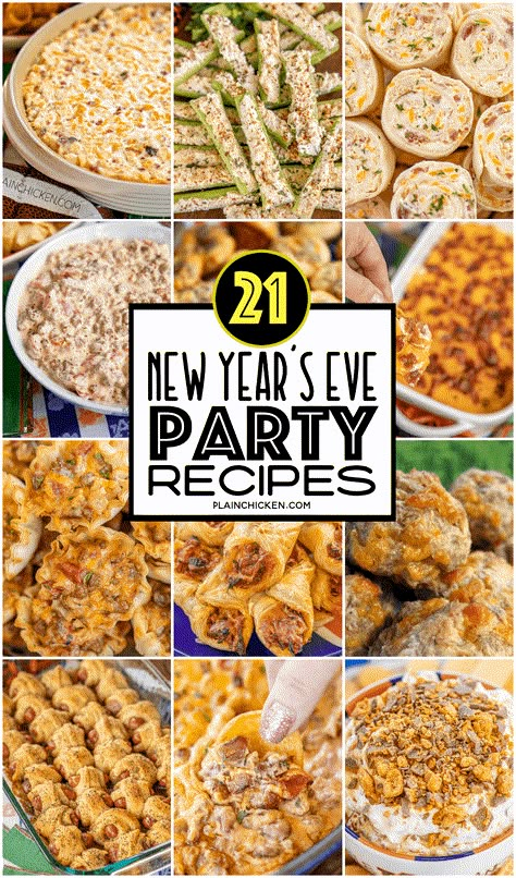 New Year’s Eve Food Sliders, Simple New Year’s Eve Appetizers, New Year’s Eve Snacks Easy, Easy Appetizers For New Years Eve Party, Easy Appetizers For A Party New Years, Party Appetizers New Years Eve, Potluck Recipes New Years Eve, New Year’s Eve Recipe Ideas, Nye Potluck Ideas