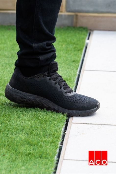 Drainage Channel, Drainage Solutions, Water Management, Critical Role, All Black Sneakers, Sneakers, Water, Black