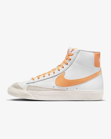 Nike Blazer Mid 77 Women, Nike Blazers, Blazers Shoes, Cute Blazers, Preppy Shoes, Nike Blazer Mid 77, Nike Blazer Mid, Nike Blazers Mid, Hype Shoes