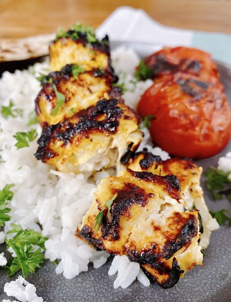 Persian chicken kabob | kelly's kitchen - Style At A Certain Age Persian Chicken Kabob, Joojeh Kabob, Food Iranian, Chicken Kabob Marinade, Bbq Kabobs, Persian Chicken, Saffron Chicken, Iranian Recipes, Persian Recipes