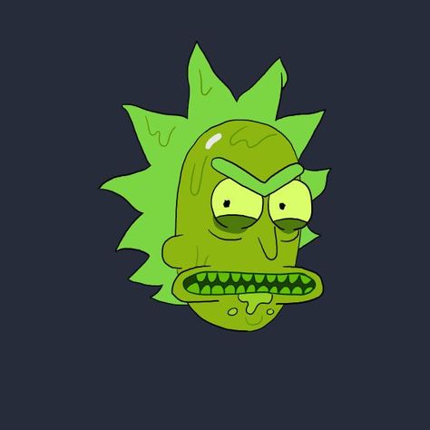 Toxic Rick, Morty Drawing, Rick And Morty Drawing, Rick And Morty Stickers, Rick And Morty Characters, Rick And Morty Poster, Pickle Rick, Space Drawings, Rick Sanchez