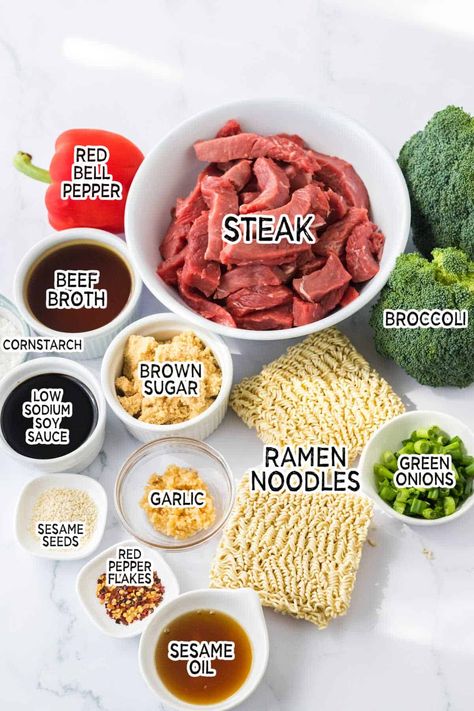 Crockpot Beef And Ramen, Crock Pot Roman Noodles, Beef Tips And Noodles Crock Pot Recipes, Beef Ramen Noodle Recipes Crock Pot, Fun Crockpot Meals, Beef And Noodles Recipe Crockpot, Crock Pot Beef Ramen, Stir Fry In Crock Pot, Beef Ramen Noodle Recipes Slow Cooker