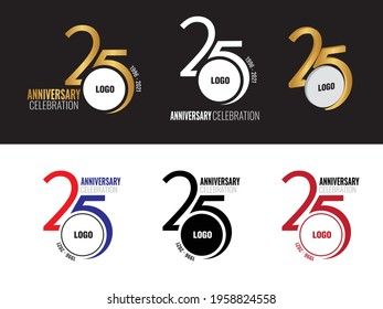 25th Logo Design, 25th Anniversary Logo Design, 25 Anniversary Logo, 25 Years Logo, 25th Anniversary Logo, Modern Tv Unit Designs, 25 Anniversary, Company Anniversary, 25 Year Anniversary