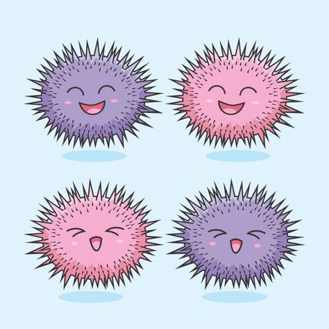 Sea Urchin Drawing, Seattle Murals, Retro Animals, Cartoon Underwater, Animals Underwater, Mermaid Inspiration, Photoshop Inspiration, Underwater Cartoon, Cartoon Sea Animals