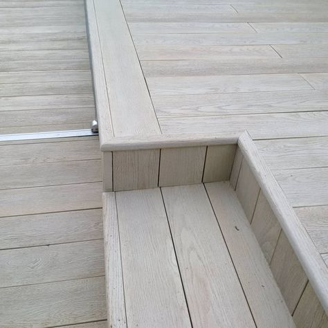 Millboard Australia on Instagram: “Millboard Limed oak. Perfect option for a Summer outdoor area.  #millboarddecking #millboard #compositedecking #deck #outdoor…” Decking Ideas Outdoor Australia, Millboard Decking Ideas, Macgregor 26, Under Stairs Dog House, Deck Outdoor, Limed Oak, Deck Flooring, Court Yard, Building Stairs