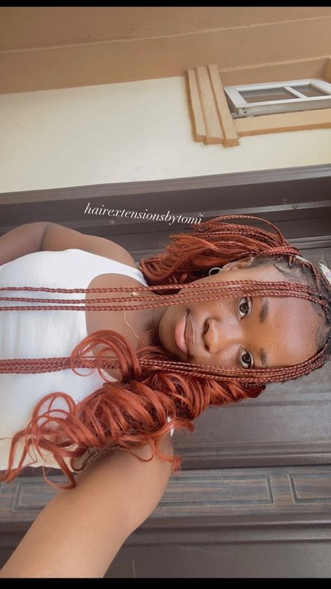 ginger french curls braids ginger hair extensions color 350 Red And Blonde French Curl Braids, Ginger French Curls, Ginger Spanish Curl Braids, French Curl Braids Ginger And Blond, French Curls Braids Black Women Ginger, French Braids Ginger, Ginger Hair Extensions, French Curl, Blonde Braids