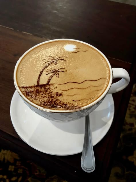 Fancy Cappuccino, Arte Del Cappuccino, Coffee Barista Art, Coffee Kisses, Barista Art, Cappuccino Art, Coffee Latte Art, Coffee Barista, Cafe Art