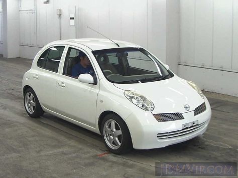 2002 NISSAN MARCH 14E BK12 - http://jdmvip.com/jdmcars/2002_NISSAN_MARCH_14E_BK12-2L6Dp1gS8P6pQvz-60425 Nissan March, First Car, My Dream Car, Mini Cars, Jdm Cars, Yokohama, Jdm, Dream Cars, Car Accessories