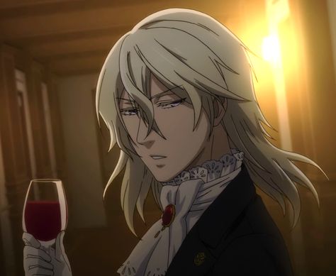 Viscount Druitt, Aleister Chamber, Webtoon Ideas, Black Bulter, Black Butler Characters, The Occult, Black Butler Anime, Butler Anime, Black Butler Kuroshitsuji