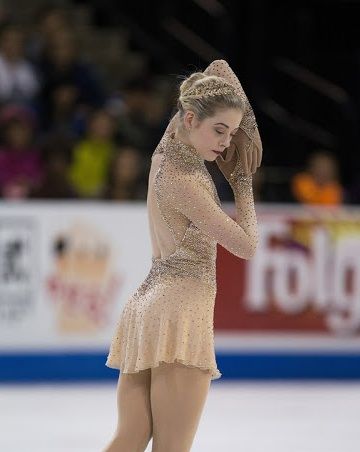 Gracie Gold(USA) Carolina Kostner, Gracie Gold, Ashley Wagner, Ice Skating Outfit, Gold Dresses, Figure Skating Costumes, Ice Skater, Ice Skating Dresses, Competition Dress