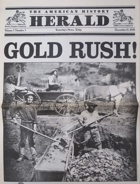 Gold Rush Aesthetic, Rush Aesthetic, Newspaper Page, California Gold Rush, California Gold, Restaurant Concept, The Old West, The Wild West, Number 5