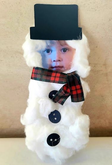 Cotton Ball Snowmen - A Kids Craft With Cricut Cotton Ball Crafts For Kids Christmas, Cottonball Snowman Craft Kids, Cotton Ball Crafts For Kids, Cotton Ball Activities, Cotton Ball Snowman, Calender Gift, Adapted Art, Cotton Ball Crafts, Traveling Artist