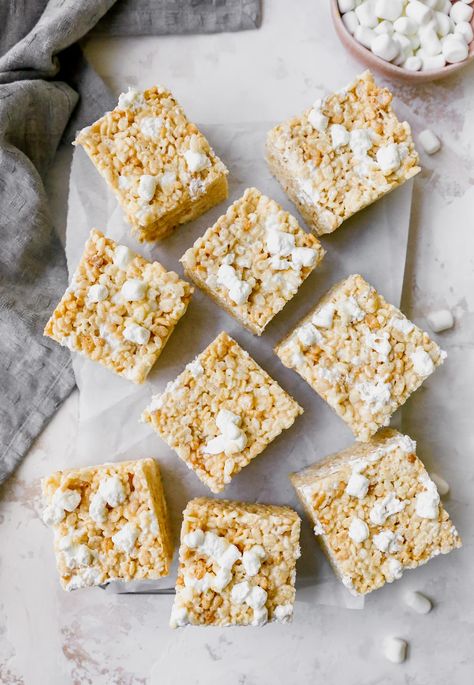 Rice Krispie Treats Microwave Rice Krispie Treats, Best Rice Krispie Treats Recipe, Vegan Rice Krispie Treats, Two Peas And Their Pod, Peanut Butter Rice Krispie Treats, Fruity Pebbles Cereal, Krispie Treats Recipe, Krispy Treats, Cereal Treats