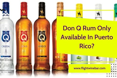 Known as the “rum of Puerto Rico,” Don Q is arguably one of the nation's most iconic spirits. While different editions have been released throughout its history, all have featured a distinctive flavor and aroma that you can only get from Puerto Rican rum. But does this mean that Don Q can only be purchased on the island itself? If you’ve ever wondered about where to buy Don Q rum or why it’s not available near you, read on! In this post, we'll clear up some misconceptions surrounding Don Q an.. Coconut Milk Cocktail, Puerto Rican Rum, Flavored Rum, Sugarcane Juice, Bacardi Rum, Aged Rum, Fresh Fruit Juice, Popular Drinks, Rum Cocktails