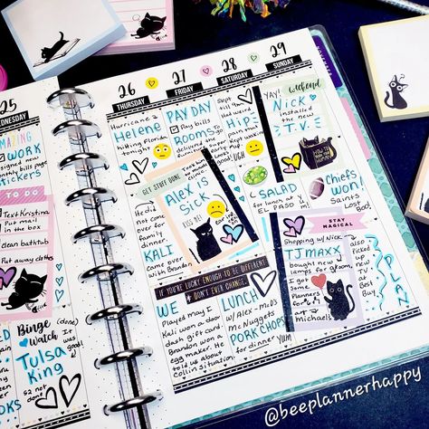 Last week in my planner..... 😊💕🐈‍⬛ #afterthepen #happyplanner #planahappylife #verticalweeklyspread #beeplannerhappy #plannerspread #plannergirl Planner Spreads, Clean Bathtub, My Planner, Planner Spread, Weekly Spread, Planner Girl, Planner Pages, Getting Things Done, Happy Planner