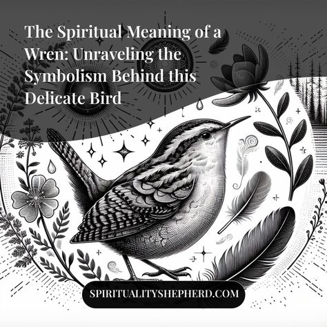 Embarking on a journey in spirituality can often be puzzling, especially when trying to understand spiritual meanings behind creatures like the delicate wren. Let this vibrant pin lead you to the illuminating content that unveils the inherent energy of the wren, enhancing your spiritual connection. Don't forget to save this pin, as it offers a helpful reminder towards the path of heightened self-awareness and spirituality enrichment. Wren Spiritual Meaning, Wren Meaning, Wren Symbolism, Meaning Of Animals, Wren Tattoo, Bird Meaning, World Animals, Symbols Of Freedom, Animals And Birds