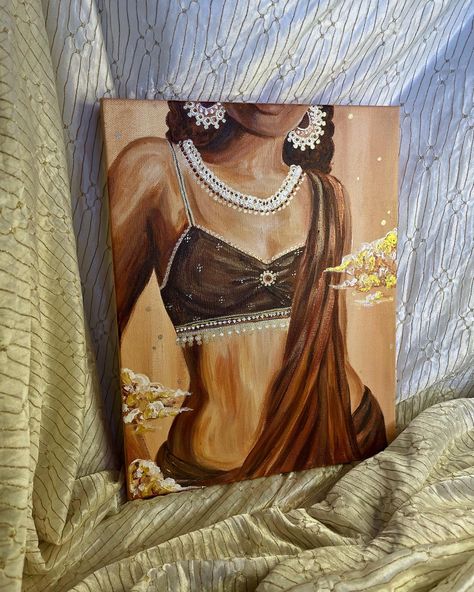 Aesthetics by Nuha Brown Monochrome Painting Brown Monochrome, Monochromatic Painting, Monochrome Painting, Monochrome Art, Brown Skin, Hand Painted, Skin, Quick Saves, Art