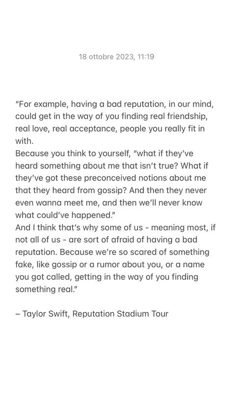 here the speech that taylor swift made during the Reputation Stadium Tour Taylor Swift Reputation Speech, Taylor Swift Graduation Speech Wallpaper, Taylor Swift Lessons, Taylor Swift Speaches, Clean Speech Taylor Swift, Taylor Swift Speech Quotes, Taylor Swift Life Lessons, Taylor Swift Speeches, Reputation Taylor Swift Quotes