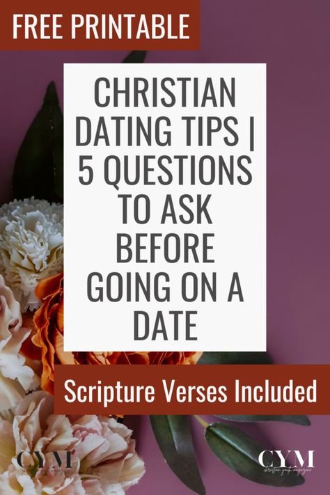 Christian Dating Tips | 5 Questions to Ask Before Going on a Date | Christian Teen Dating | Christian Dating Tips | Struggles of a Teenager | Scripture Verses | Christian Youth Magazine Christian First Date Questions, Christian Questions To Ask A Guy, Christian Dating Questions, First Date Conversation Topics, Hard Questions To Ask, First Date Conversation, Christian Dating Advice, First Date Questions, Christian Youth