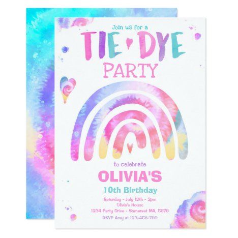 Hippy Party, Tie Dye Birthday Party, Tie Dye Decorations, Tie Dye Birthday, Hippie Birthday, Tie Dye Party, Hippie Party, Tie Dye Crafts, Tie Dye Hippie