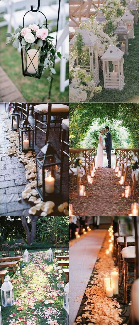 Outdoor Wedding Aisle Decoration Ideas to Love #autumnwedding  #goodtime    #Popular   #weddingbudget  #daily Outdoor Wedding Aisle, Outdoor Wedding Ceremony Aisle, Wedding Aisle Decoration, Wedding Aisle Outdoor, Aisle Decorations, Fun Wedding Decor, Wedding Isles, Beautiful Outdoor Wedding, Beautiful Wedding Decorations