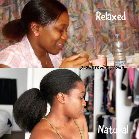 Dumebi | 4C/4B Natural hair’s Instagram photo: “Relaxed vs Natural!! Finally jumped on the challenged. Thanks @mrs_steveadilih for the tag💋.   BTW, I have a question guys!   Read below!…” 4b Natural Hair, I Have A Question, Guys Read, Relaxed Hair, Natural Hair Growth, African Hairstyles, You Are Beautiful, Hair Growth, Natural Hair