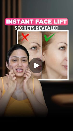 40K views · 3.6K reactions | This is a game changer if you are looking for instant face lift!! Would you try this? | Manisha Chopra | Makeup & Beauty Coach | manishachopra.seasoul · Original audio Instant Face Lift, Instant Lifts, Face Lift, Face Yoga, Face Massage, Secrets Revealed, Game Changer, You Tried, Fitness Tips