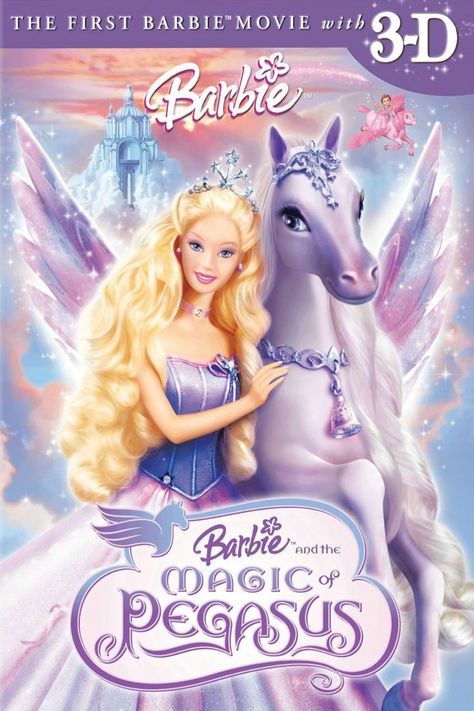 Barbie Dvd, Barbie Pegasus, Magic Of Pegasus, Prince Arthur, Barbie Fairy, Childhood Memories 2000, Barbie Images, Childhood Movies, Movie Covers