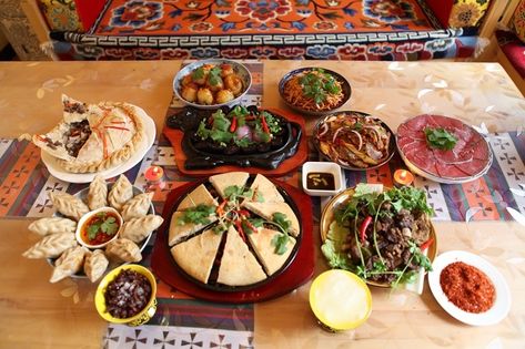 Tibetan Food, Cuisine in Lhasa, Tibetan Diet, Tibetan Dishes Tibetan Food, Tibet Travel, Butter Tea, Blood Sausage, Popular Dishes, Chinese Dumplings, Barley Flour, Lhasa, Tibetan Buddhism