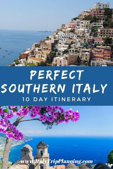 10 Day Southern Italy Itinerary - Two and a Half Scouts Outfit Ideas Italy, Southern Italy Itinerary, Italy Trip Itinerary, Italy Outfit Ideas, Southern Italy Travel, Itinerary Italy, Beautiful Places In Italy, Italy Trip Planning, Vacation Italy