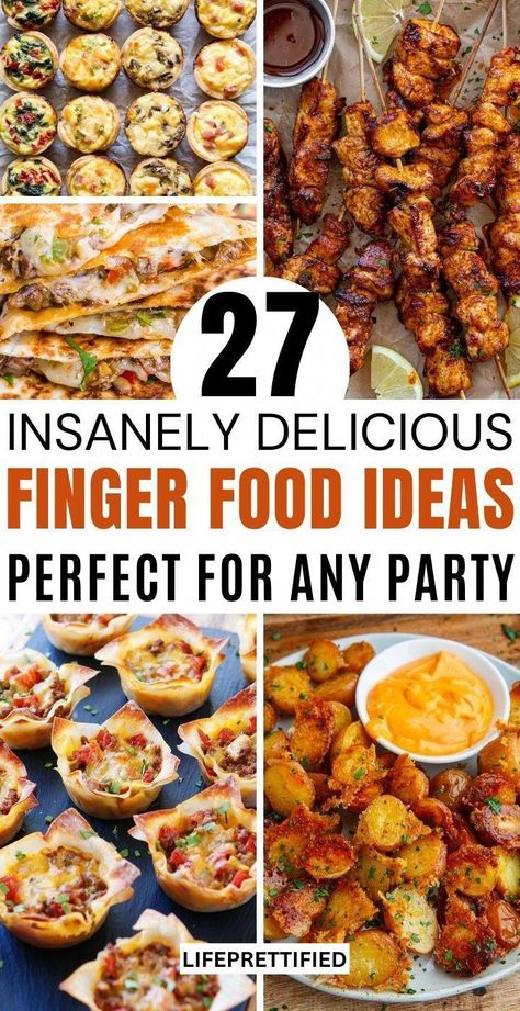 27 Crowd-Pleasing Party Food Ideas That Are Quick and Easy!! Party food for a crowd, party snacks, appetizer recipes for party, easy party food ideas, party foods, last minute appetizers, finger food ideas #AutumnAppetizers&Ales Birthday Food Ideas For Adults, Quick And Easy Party Food, Appetizer Recipes For Party, Food Ideas For Party, Party Food List, Easy Party Food Ideas, Party Food For A Crowd, Recipes For Party, Last Minute Appetizer