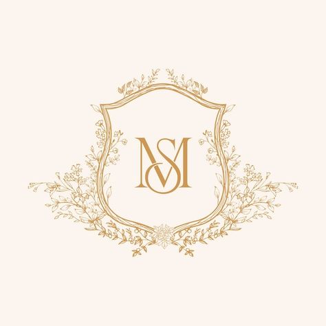 Wedding Initials Logo Design, Wedding Initials Logo, Free Monogram Fonts, Floral Logo Design, Initials Logo Design, Wedding Logo Monogram, Indian Wedding Invitation Cards, Dream Wedding Decorations, Wedding Logo Design